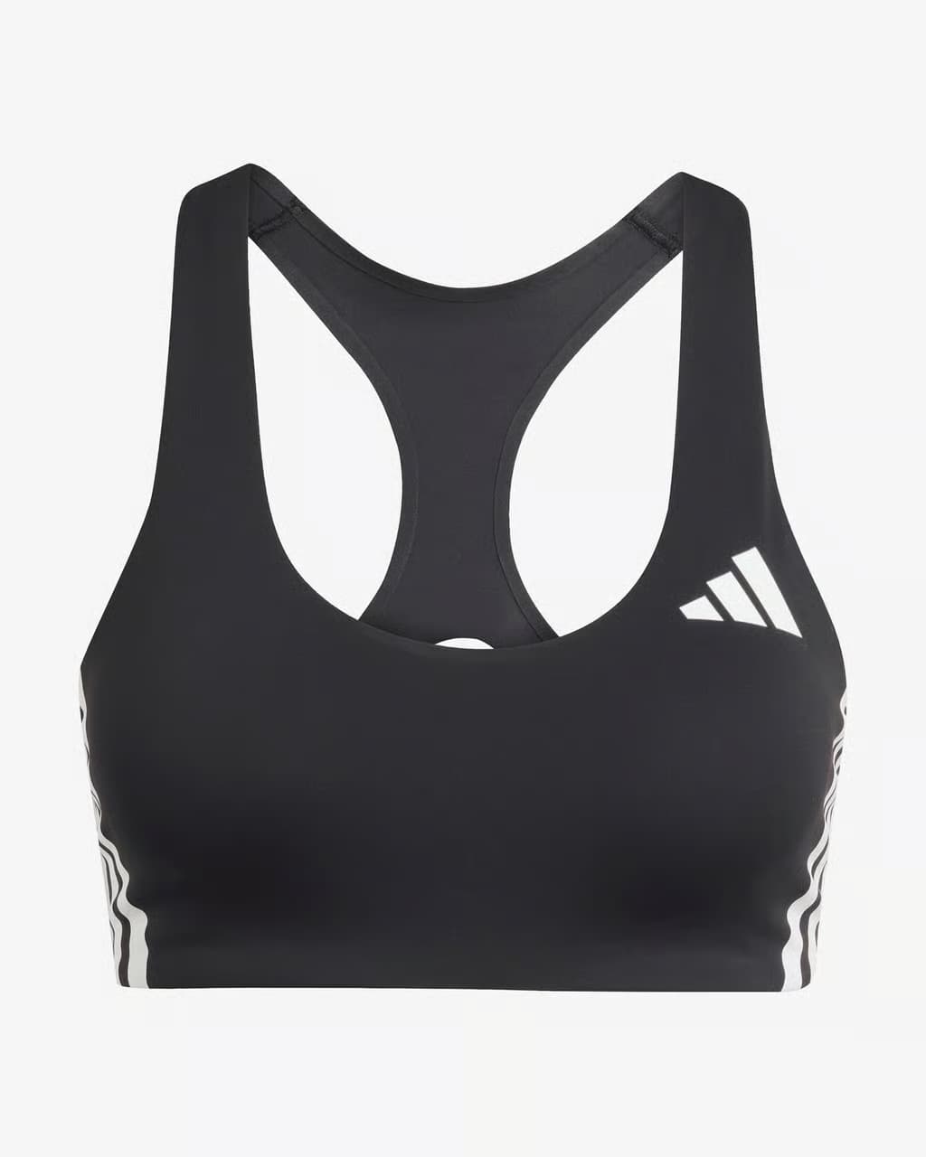 Sujetador adidas Adizero Run Medium Support negro puro blanco - M-AB