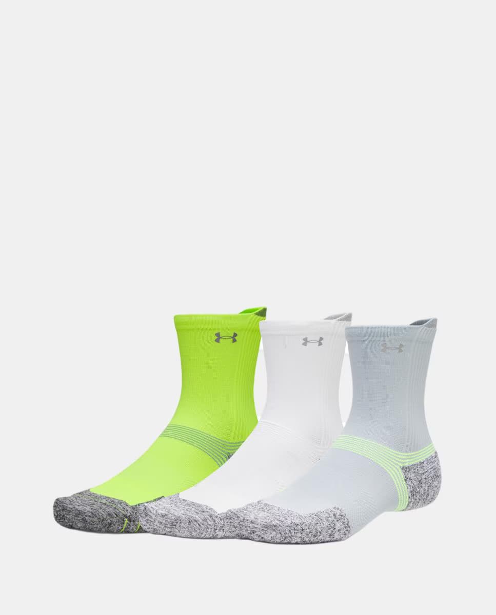 Under Armour Calcetines running unisex UA Velociti Run Cush 3p Crew — calcetines técnicos para unisex