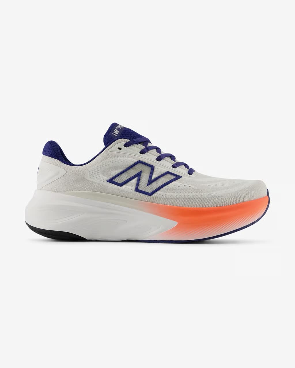 New Balance Fresh Foam X More v6 blanco azul marino — zapatillas de running