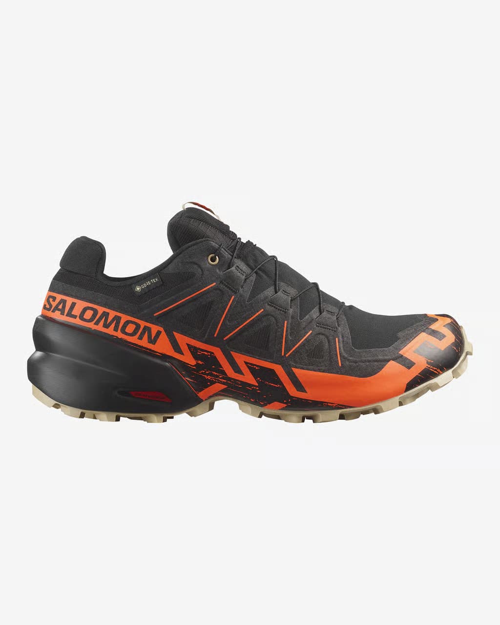 Salomon Speedcross 6 GORE-TEX negro naranja brillante — zapatillas de running