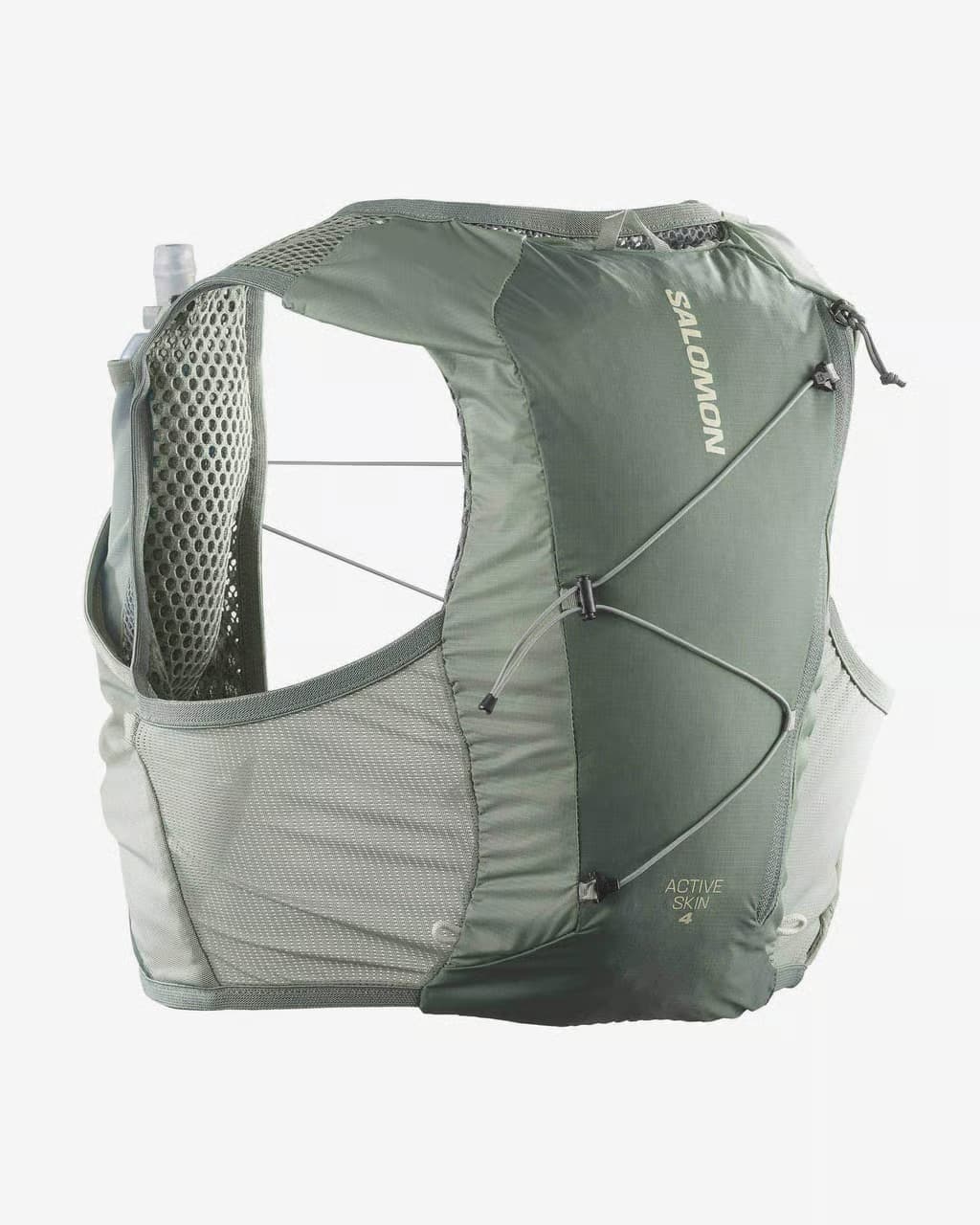 Salomon Chaleco hidratación Active Skin 4 verde laurel — mochilas y chalecos