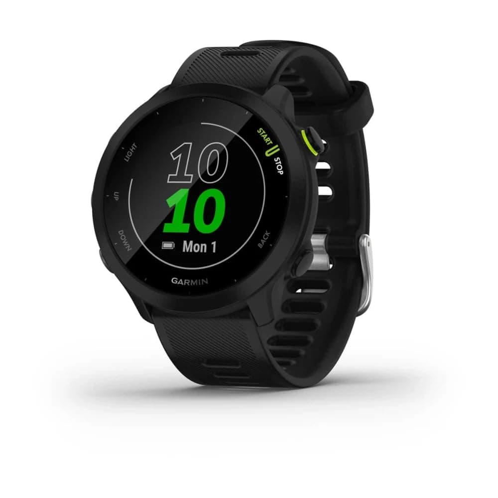 Garmin Forerunner 55, Reloj inteligente para running con GPS, Planes de entrenamiento, Notificaciones y seguim — reloj GPS para running
