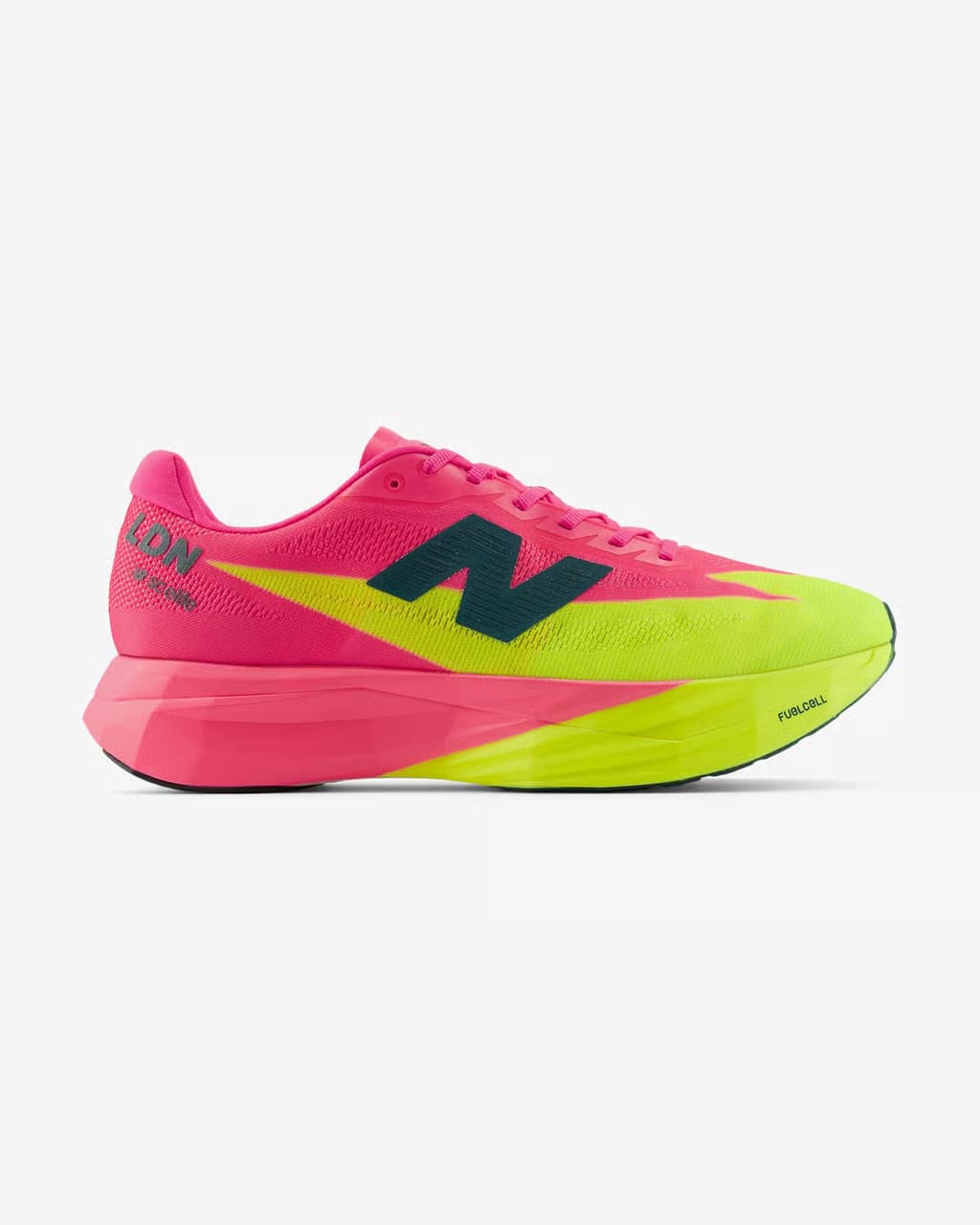 New Balance FuelCell SuperComp Elite v5 rosa verde — zapatillas de running