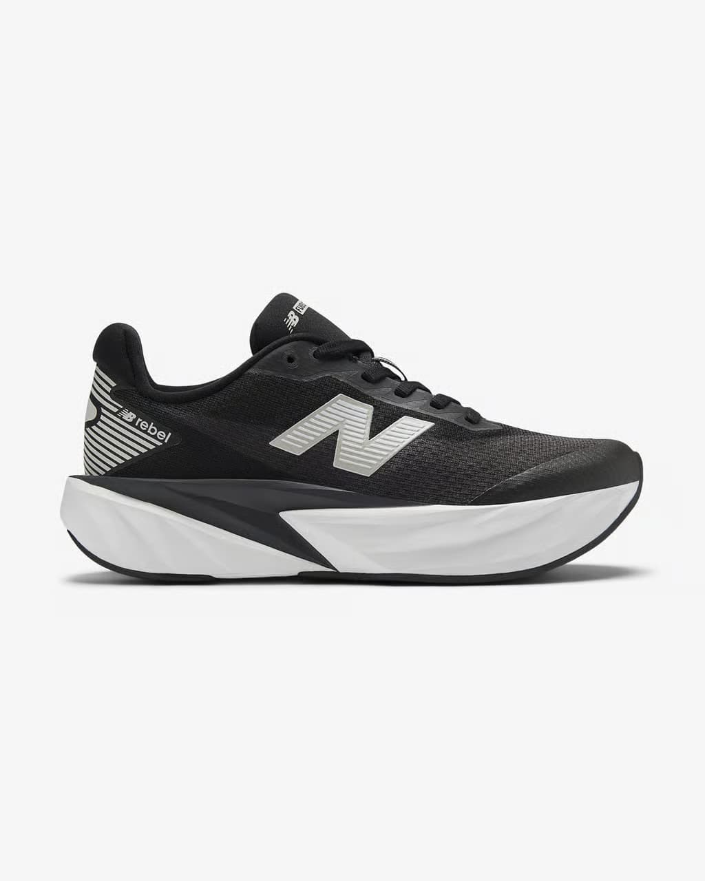 New Balance Zapatillas FuelCell Rebel negro puro gris infantil — running niños