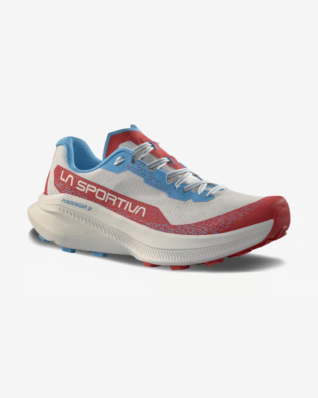la sportiva Prodigio 2 blanco rojo — zapatillas de running para mujer