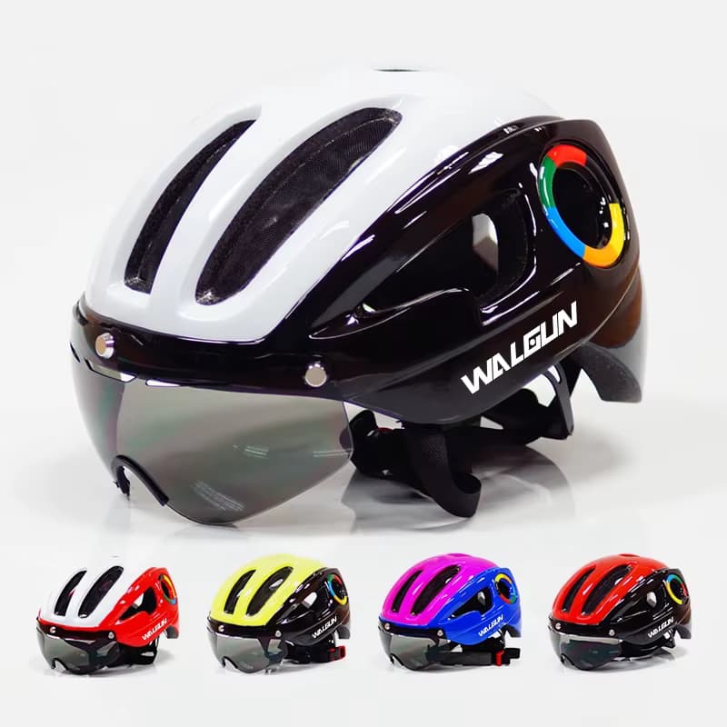 Casco de bicicleta ultraligero EPS de 270g para hombre, lentes para Casco de bicicleta de montaña, equipo de Ciclismo, 9 respiraderos — otros deportes para hombre
