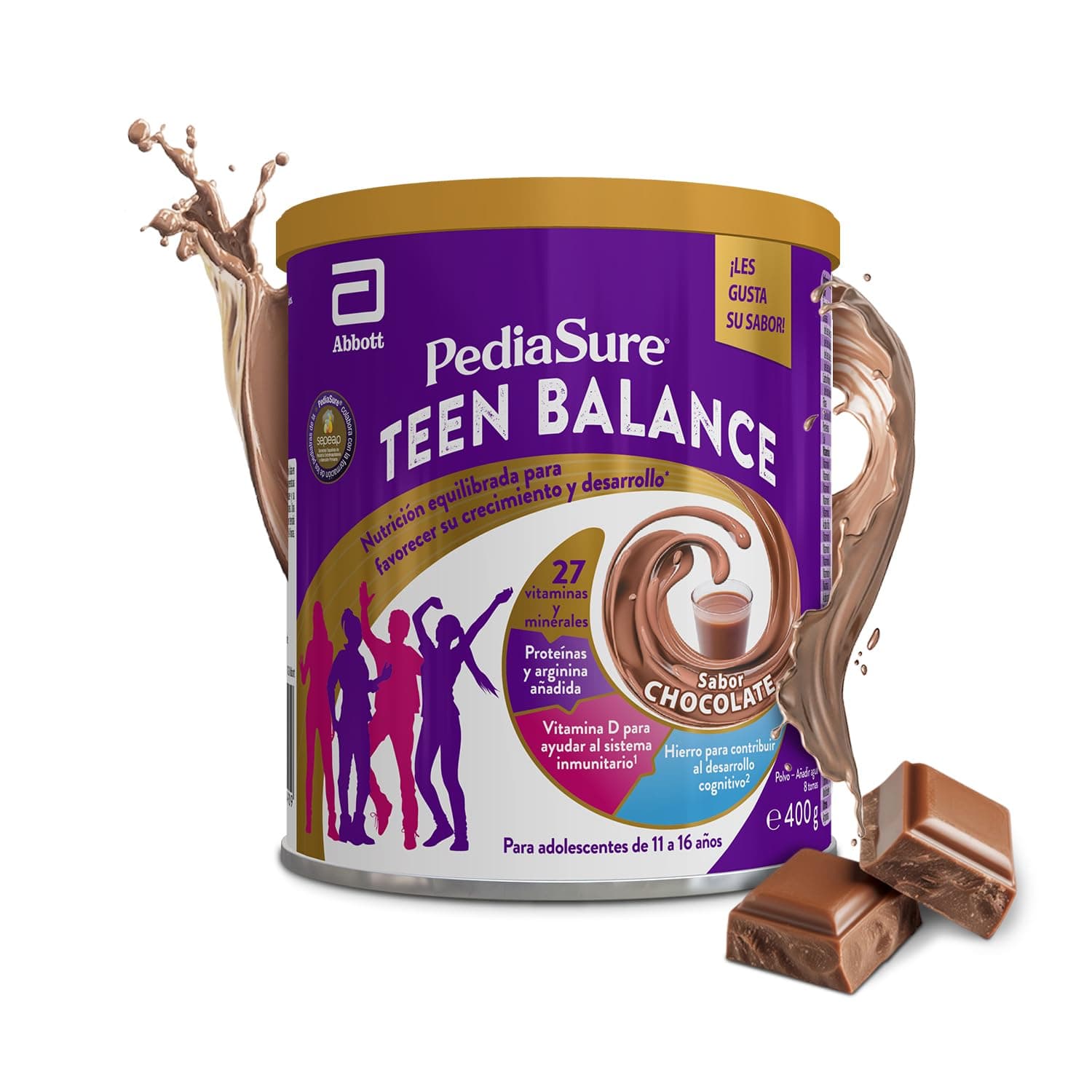 PediaSure Teen Balance Chocolate 400 g, Nutrición equilibrada Adolescentes — otros / varios