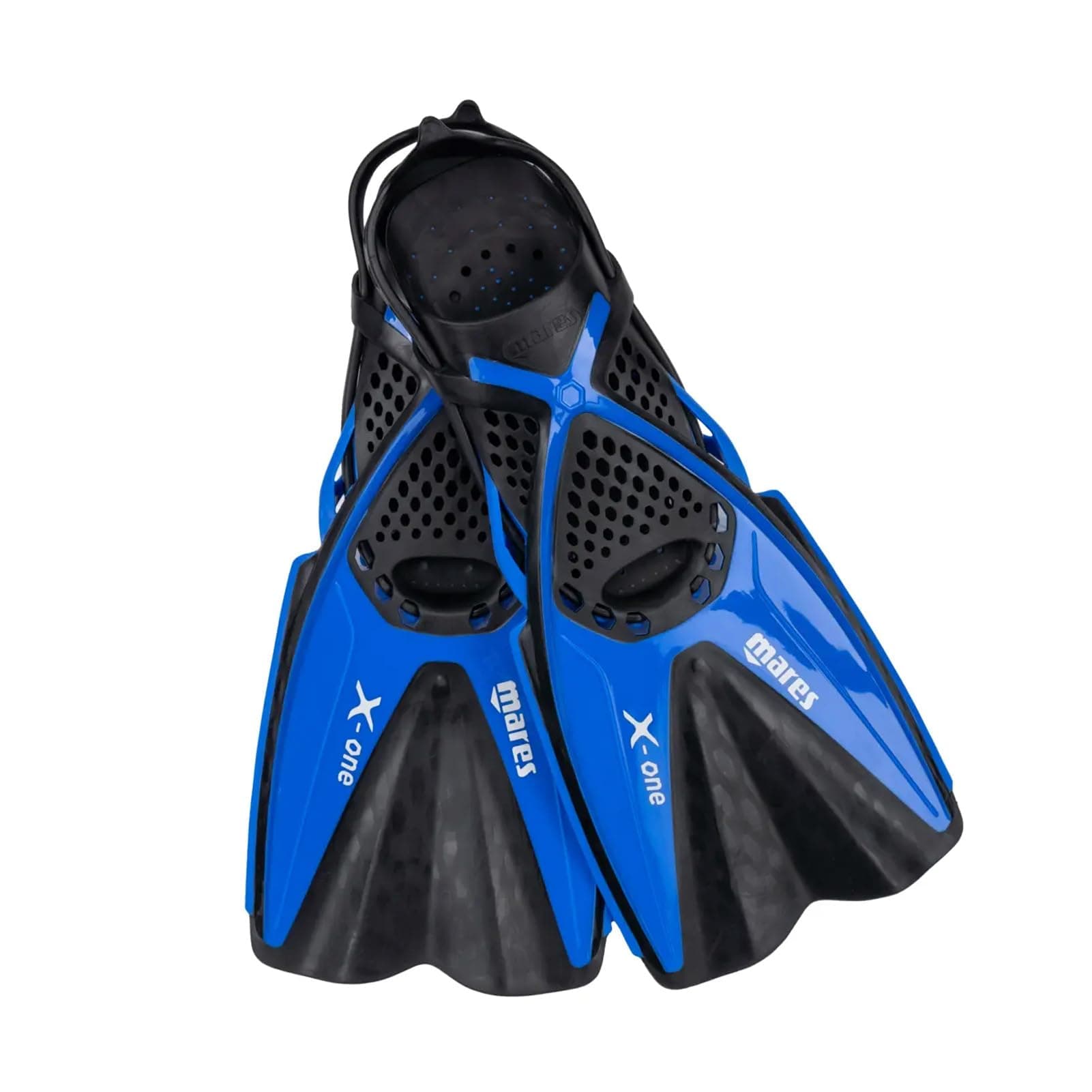 Mares X-One Junior — Aletas de Snorkel Cortas para niños, talón Abierto Perforado, Correa sin Hebill — running niños