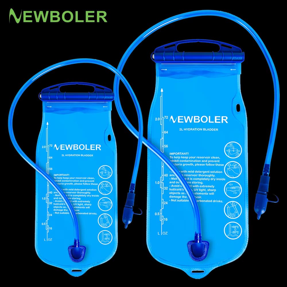 NEWBOLER Bolsa de almacenamiento de paquete de hidratación de depósito de agua sin BPA — Mochila de chaleco — mochilas y chalecos
