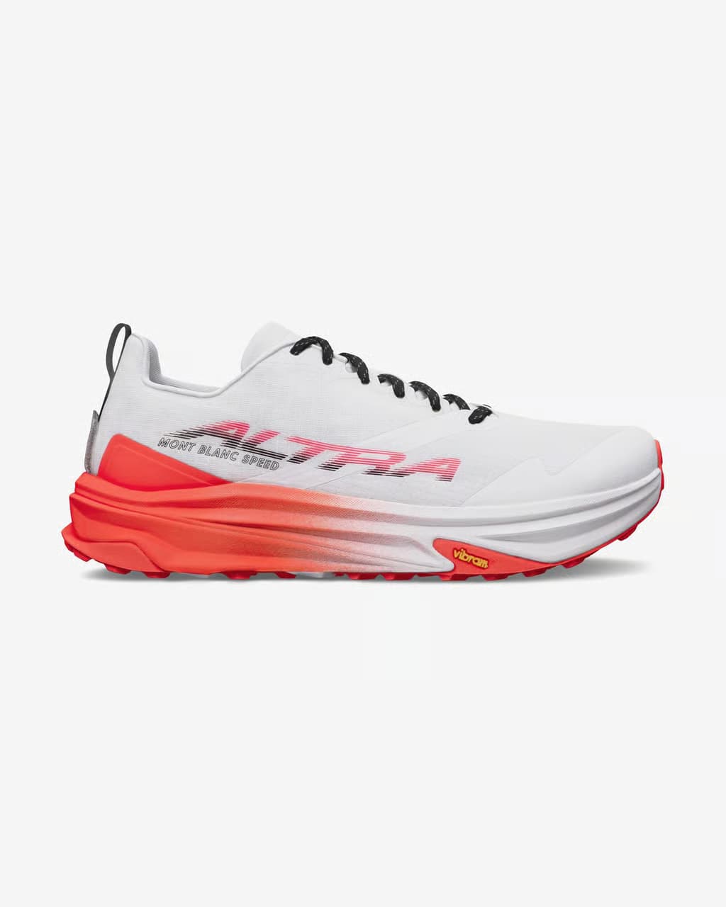 Altra Mont Blanc Speed blanco rojo — zapatillas de running