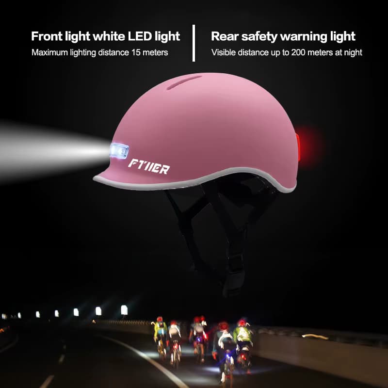 2023 ciclismo luz trasera inteligente bicicleta casco para adultos bicicleta eléctrica MTB Scooter de carretera para deporte casco urbano hombres mujeres carga USB — otros deportes para mujer