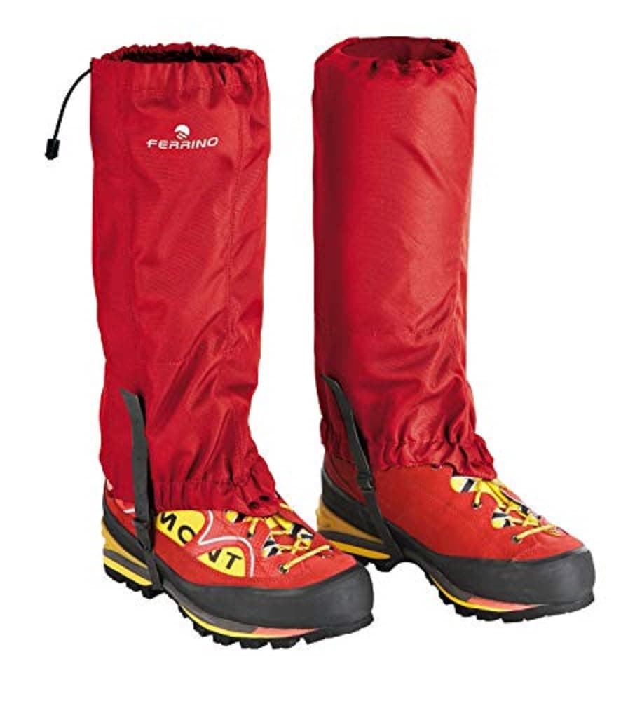 Ferrino Gaiters CERVINO Cable Pair Polainas, Unisex Adulto, Red — polainas para unisex