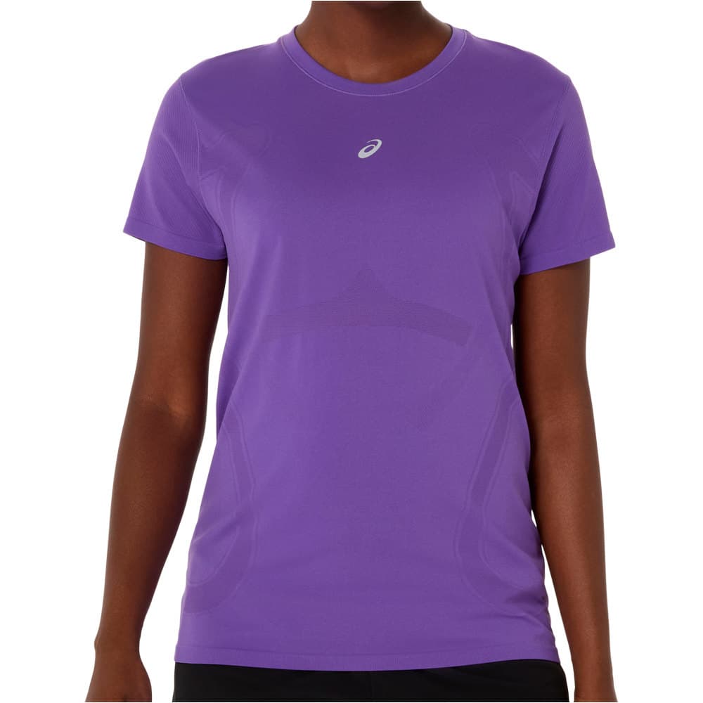 ASICS road seamless camiseta entrenamiento manga corta — camiseta de running para mujer