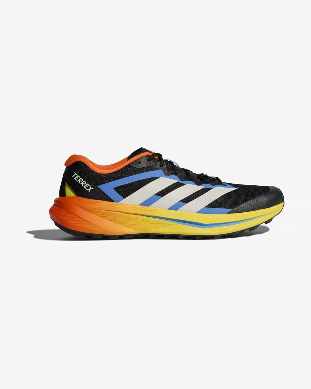Adidas Terrex Agravic Lite negro amarillo azul — zapatillas de running