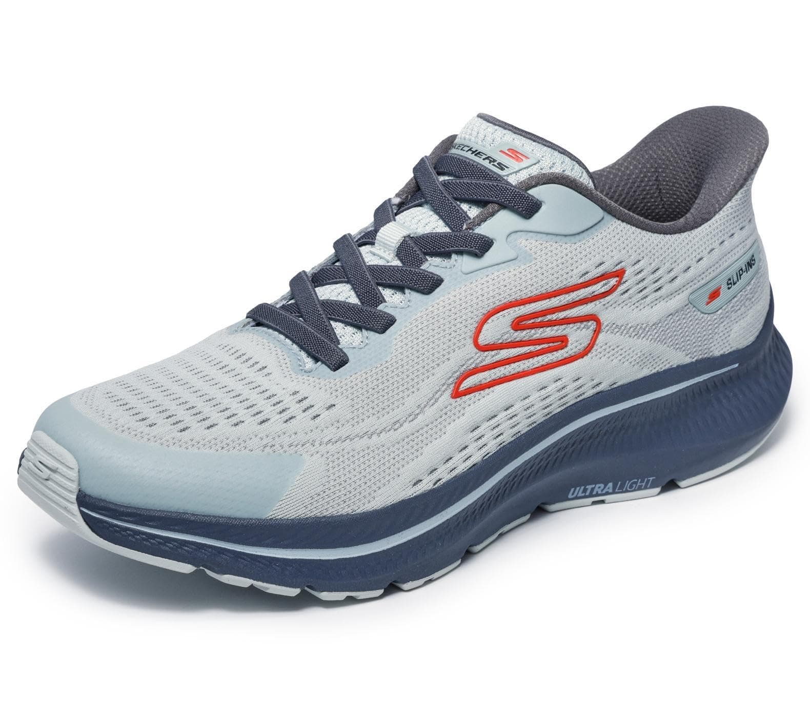 Skechers Go Run Consistent 2.0 Lockhart Slip-In Entrenador, Gray Textile, 44.5 EU — otros / varios para hombre