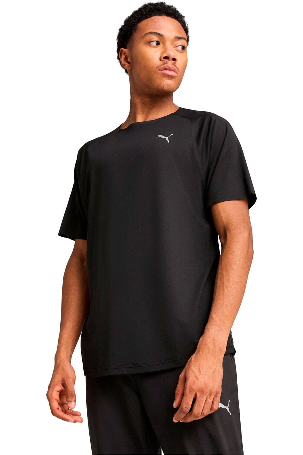 Puma run cloudspun camiseta técnica manga corta — camiseta de running para hombre