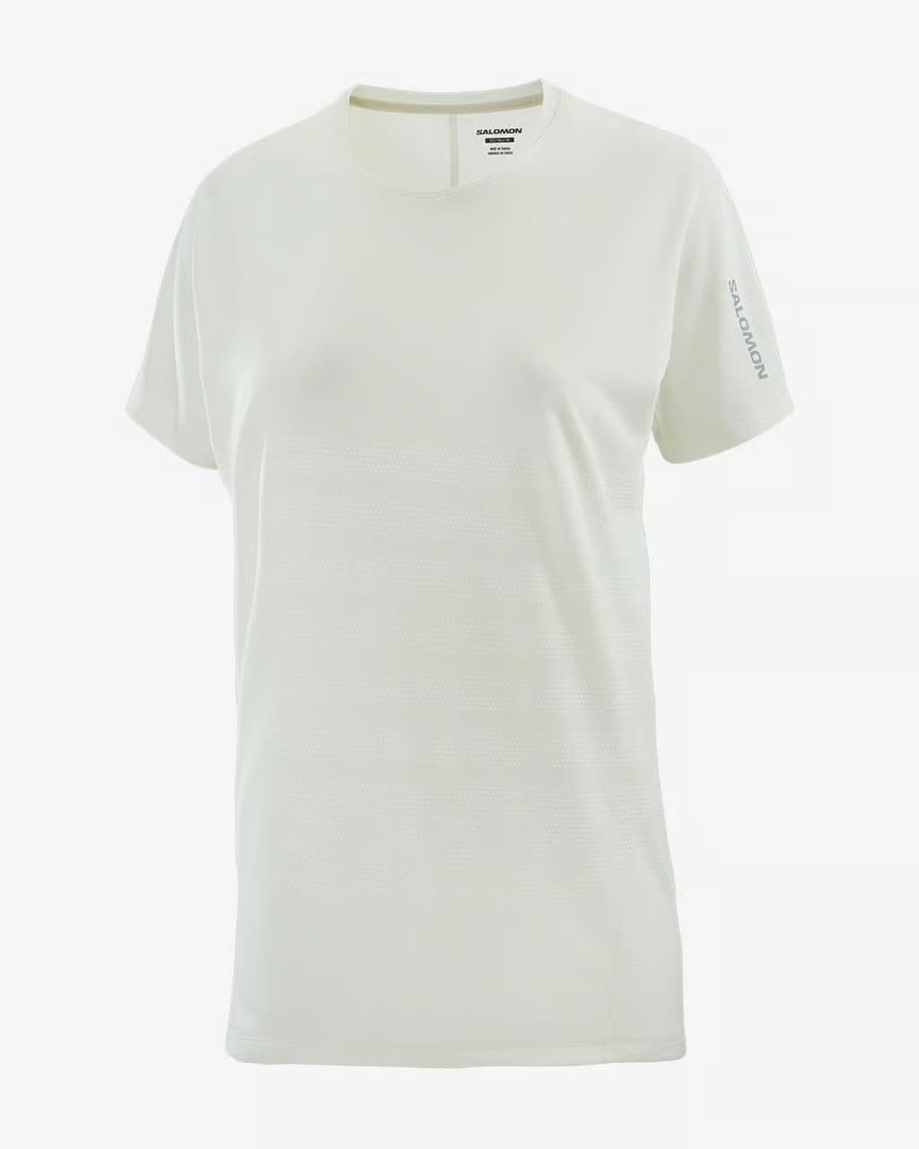 Camiseta Salomon Sense Aero GFX manga corta blanco puro mujer