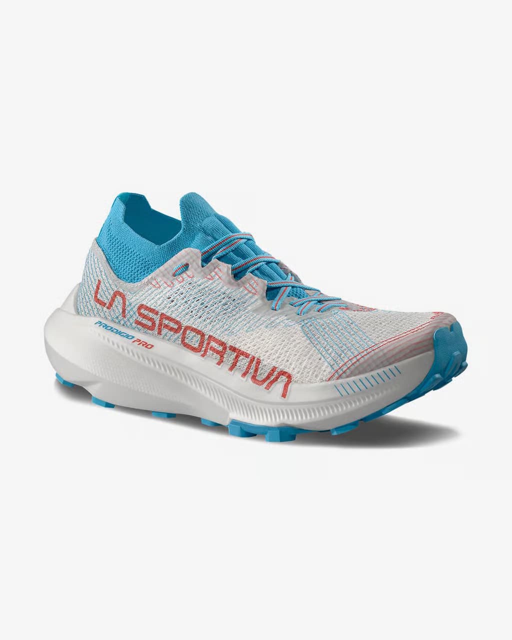 la sportiva Prodigio Pro blanco azul — zapatillas de running para mujer