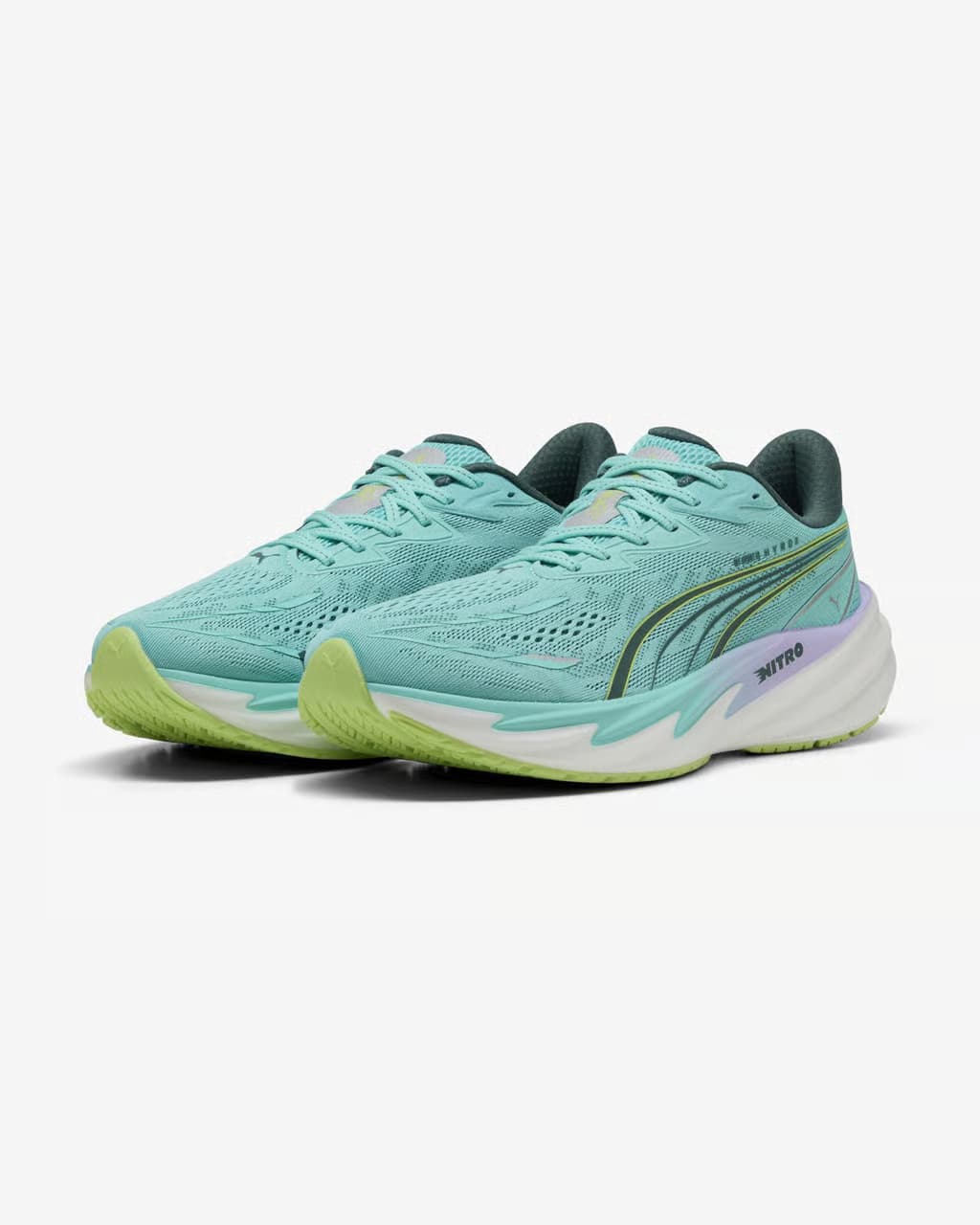 Zapatillas Puma x HYROX Velocity NITRO 5 verde agua lima blanco