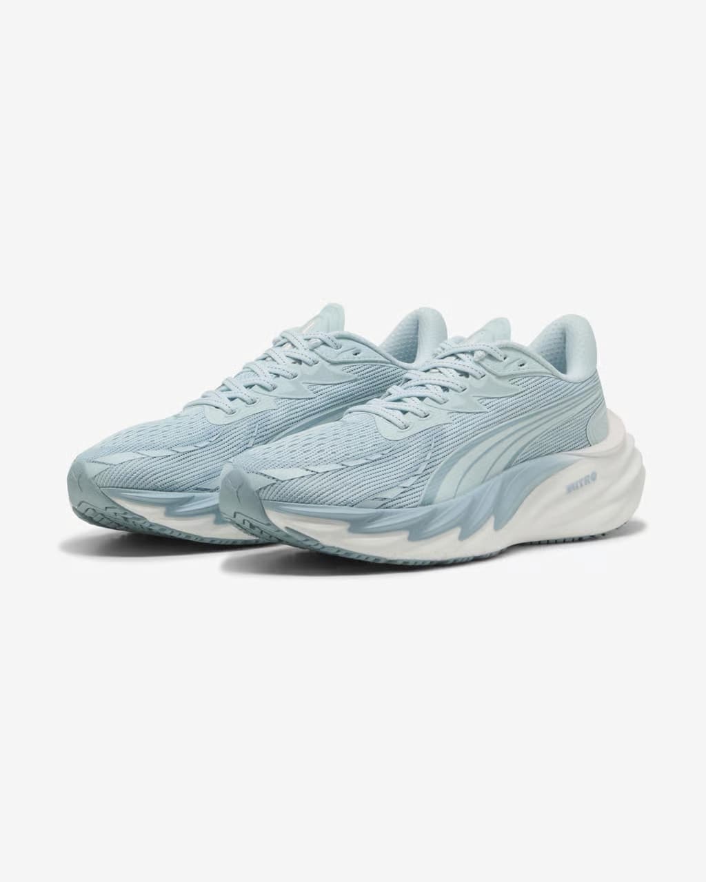 Puma Velocity NITRO 4 azul claro — zapatillas de running para mujer
