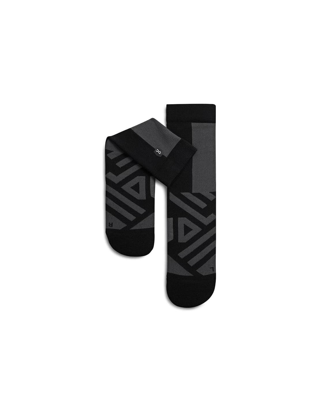 ON Running Calcetines de Running Performance Mujer Negro/Gris — calcetines técnicos para mujer