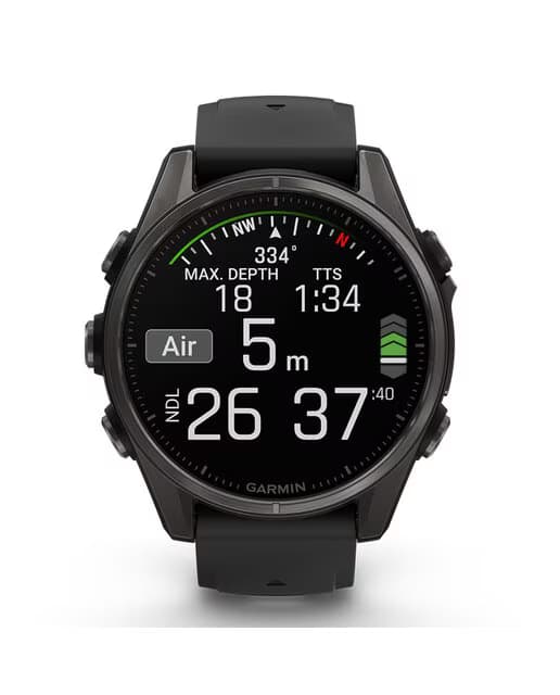 Garmin fenix 8 43mm Zafiro Amoled — reloj GPS para running