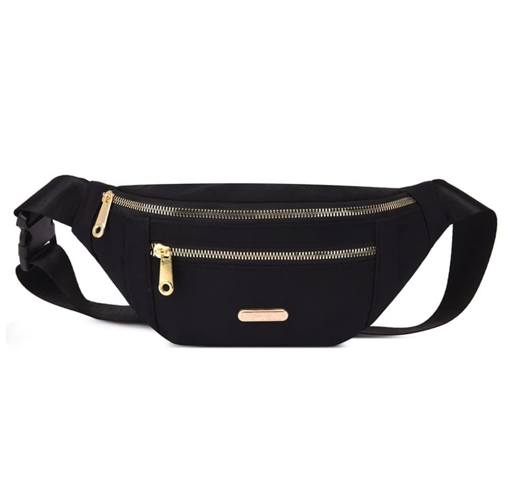 Estwell Riñonera Mujer Hombre Moda Riñoneras de Deportiva Marcha Impermeable Bolso de Cintura con 3 Bolsillos — cinturones y riñoneras para mujer