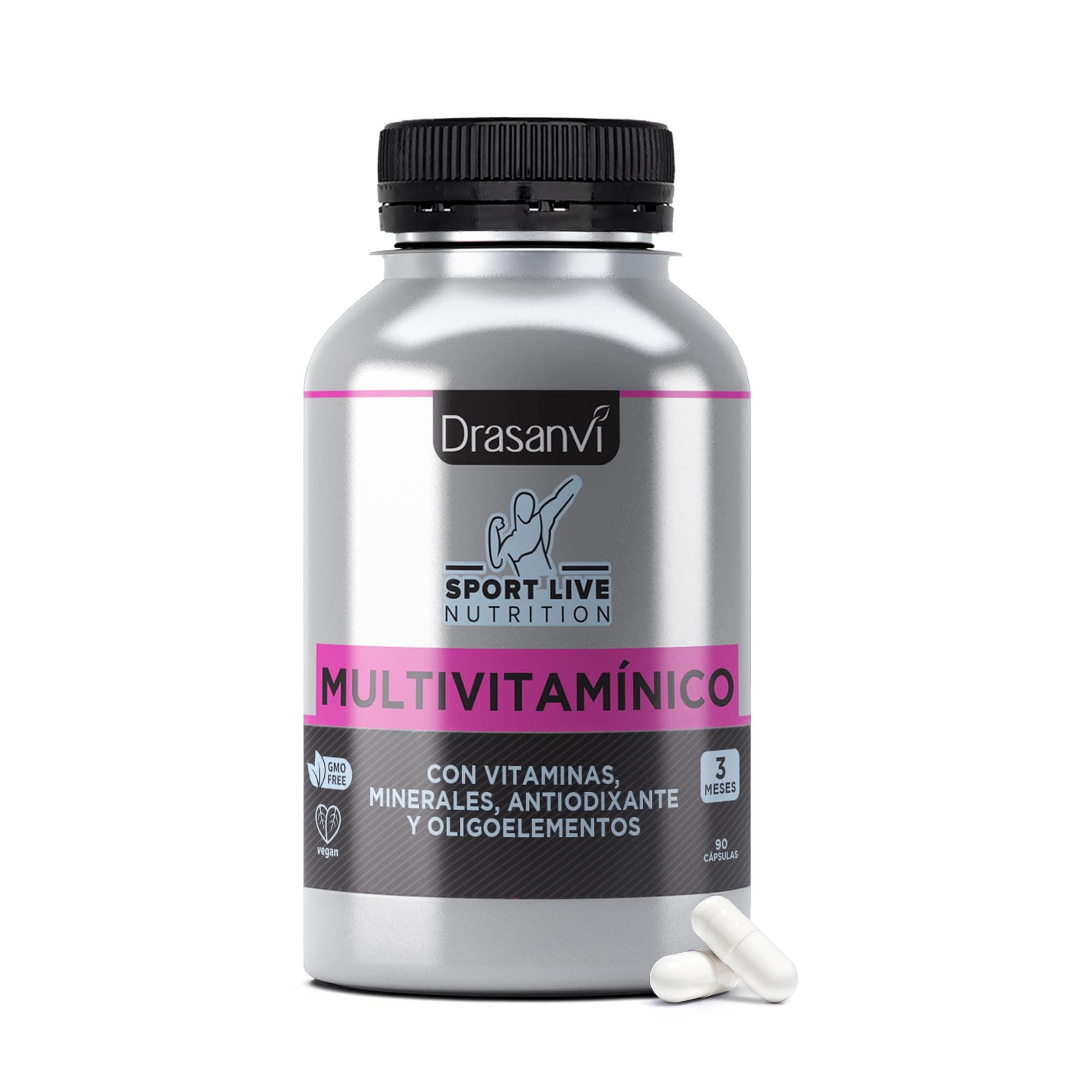 Drasanvi Multivitaminico Sport Live en 90 Capsulas Vitaminas y Minerales — vitaminas