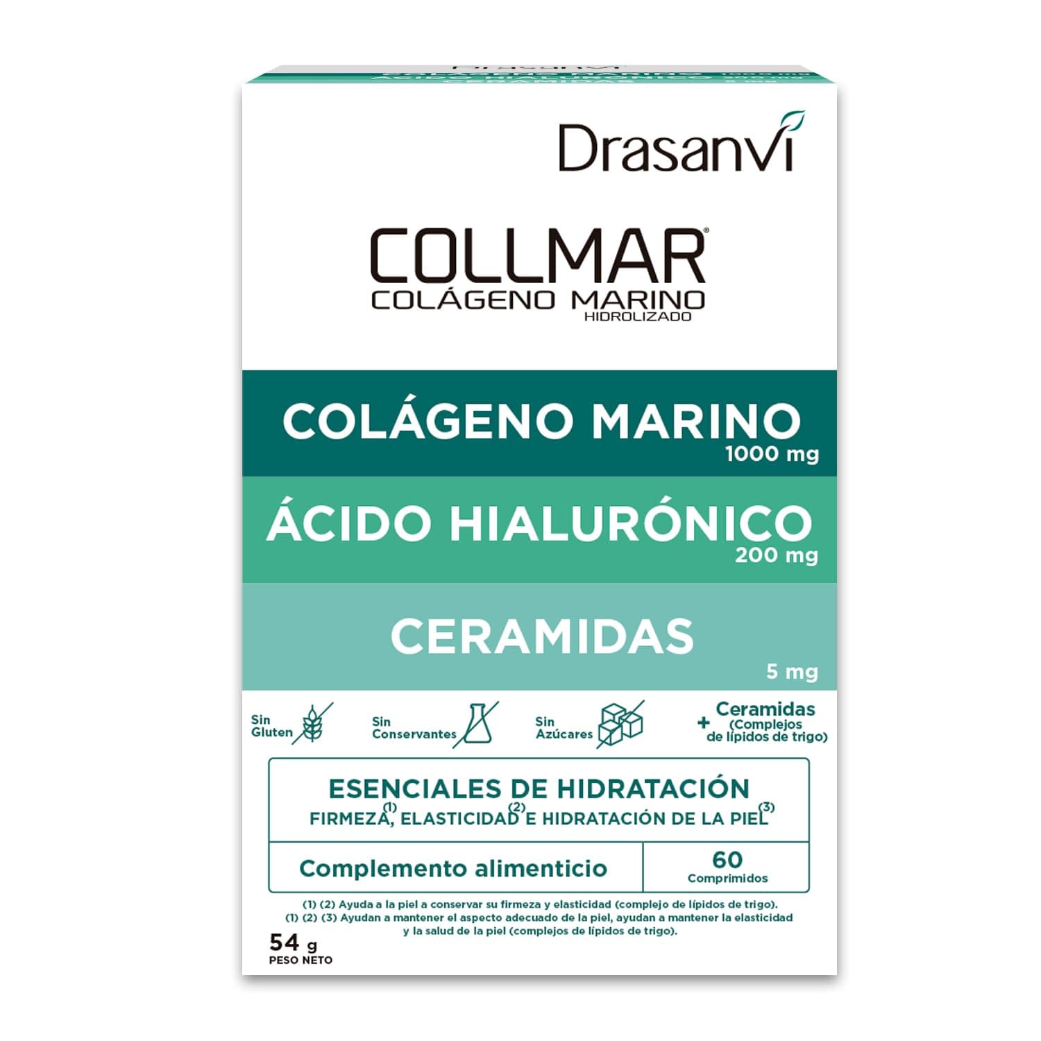 Drasanvi Colageno Collmar Marino Capsulas Acido Hialuronico Vitamina B3 — colágeno y articulaciones