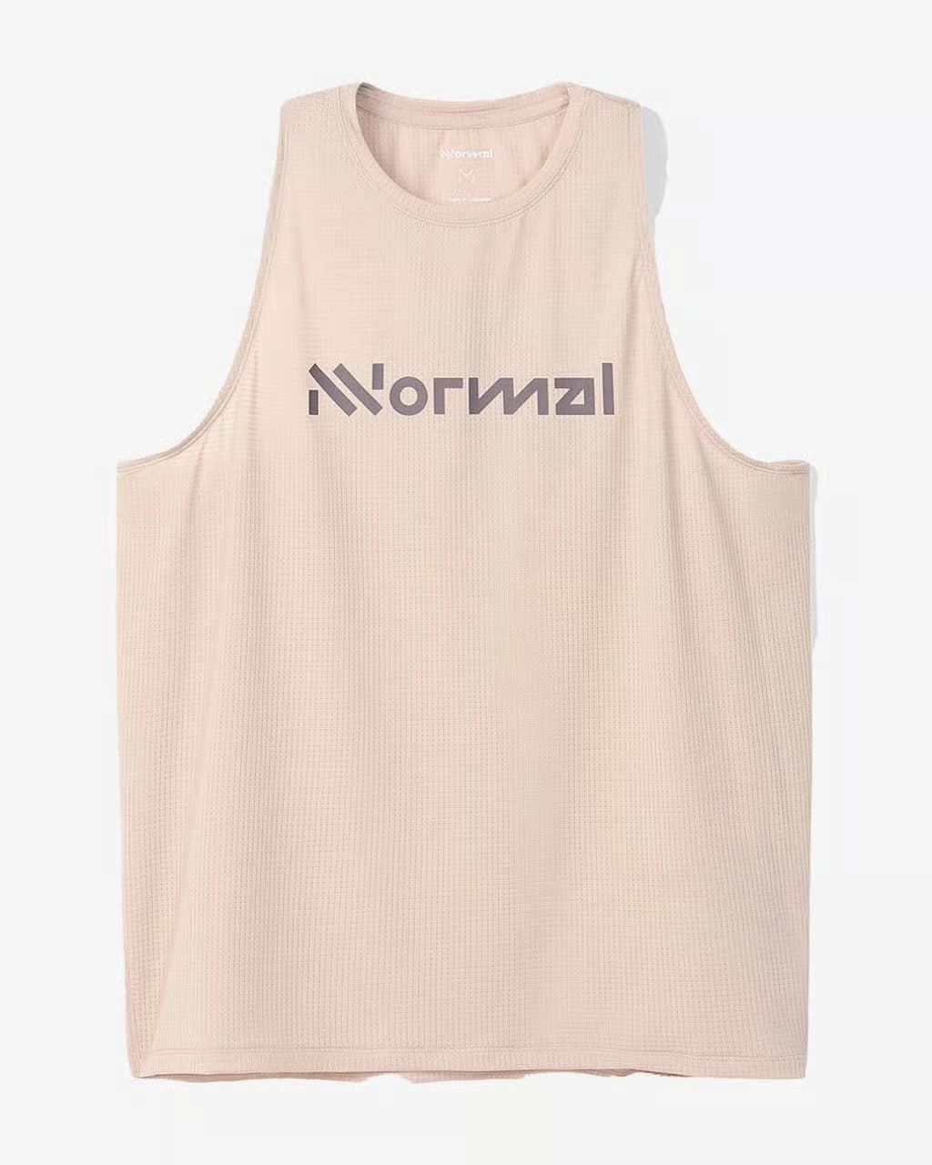 Camiseta NNormal Race sin mangas rosa pálido mujer