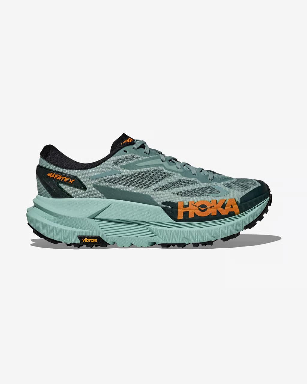 HOKA Mafate X verde — zapatillas de running