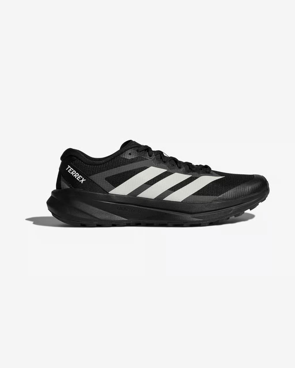 Adidas Terrex Agravic Lite negro puro blanco — zapatillas de running