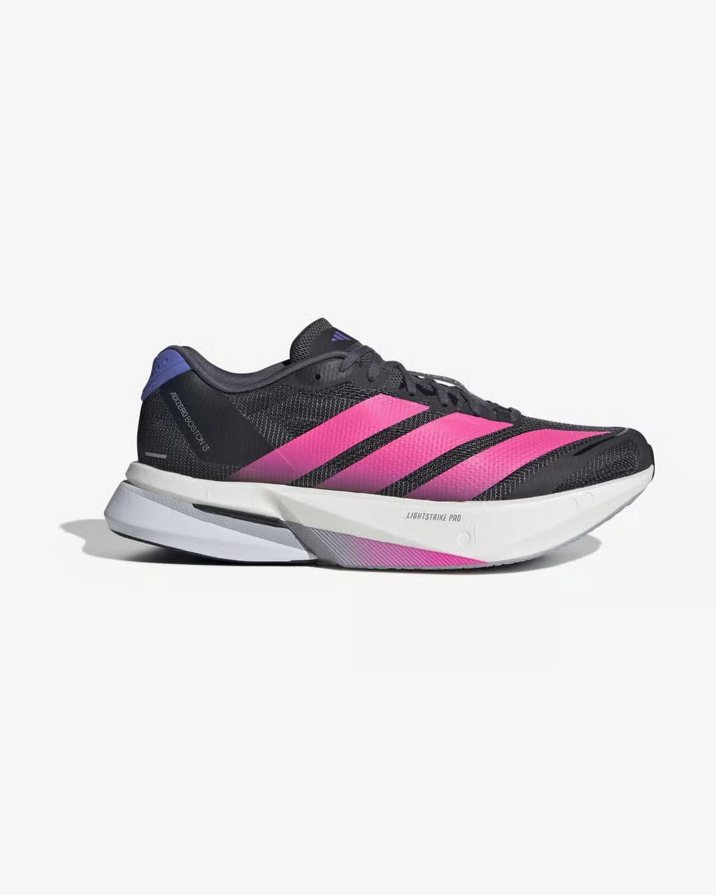 Adidas Adizero Boston 13 negro puro — zapatillas de running para mujer