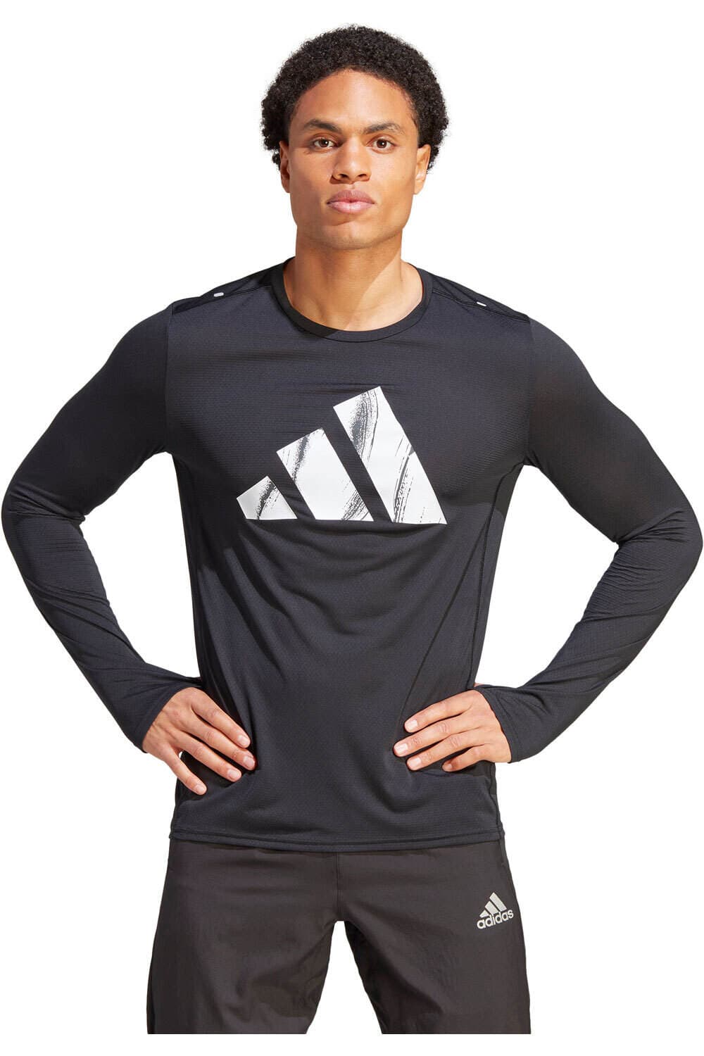 Adidas run it bos camiseta técnica manga larga — camiseta de running para hombre