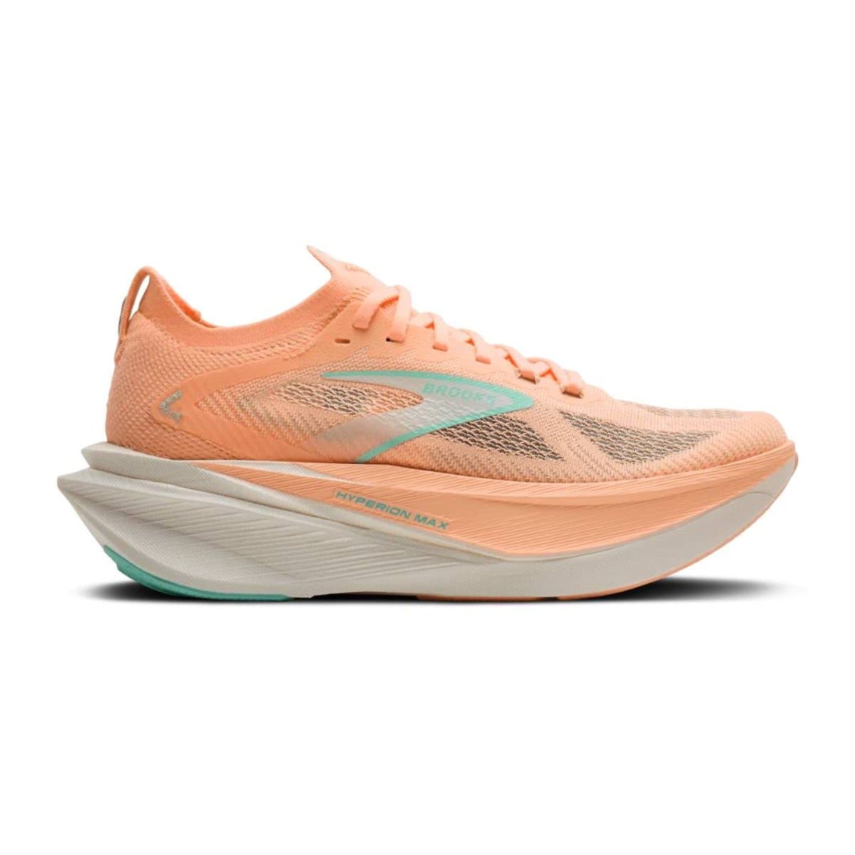 Zapatillas Brooks Hyperion Max 3 Naranja Blanco SS26 Mujer, Talla 38 - EUR