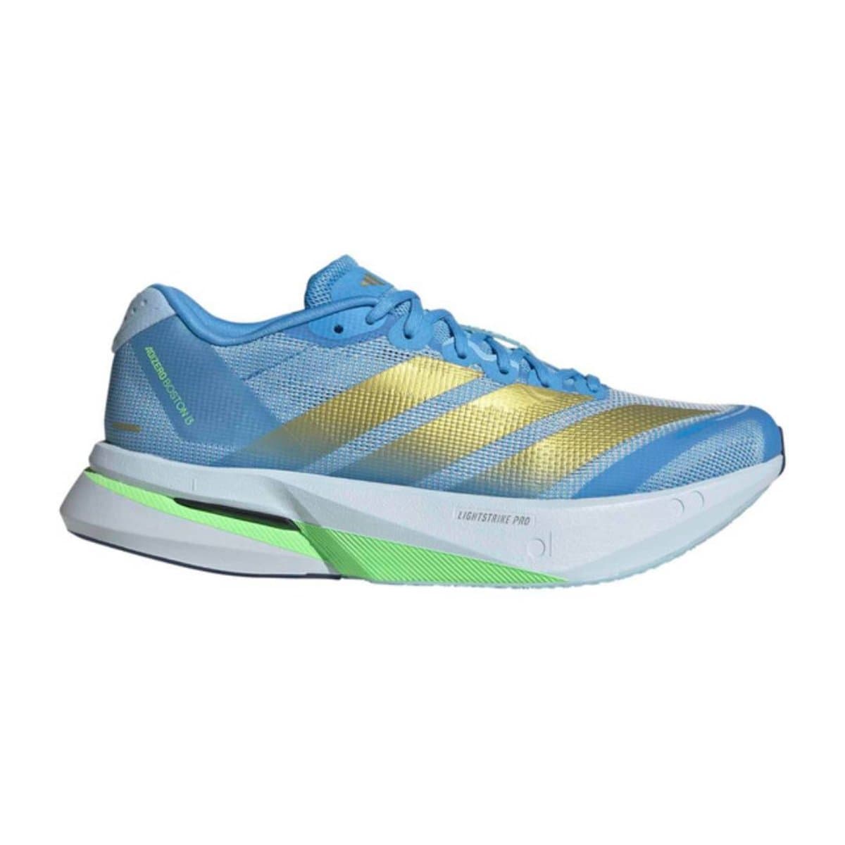 Zapatillas Adidas Adizero Boston 13 Azul Amarillo SS26 Mujer, Talla UK 8