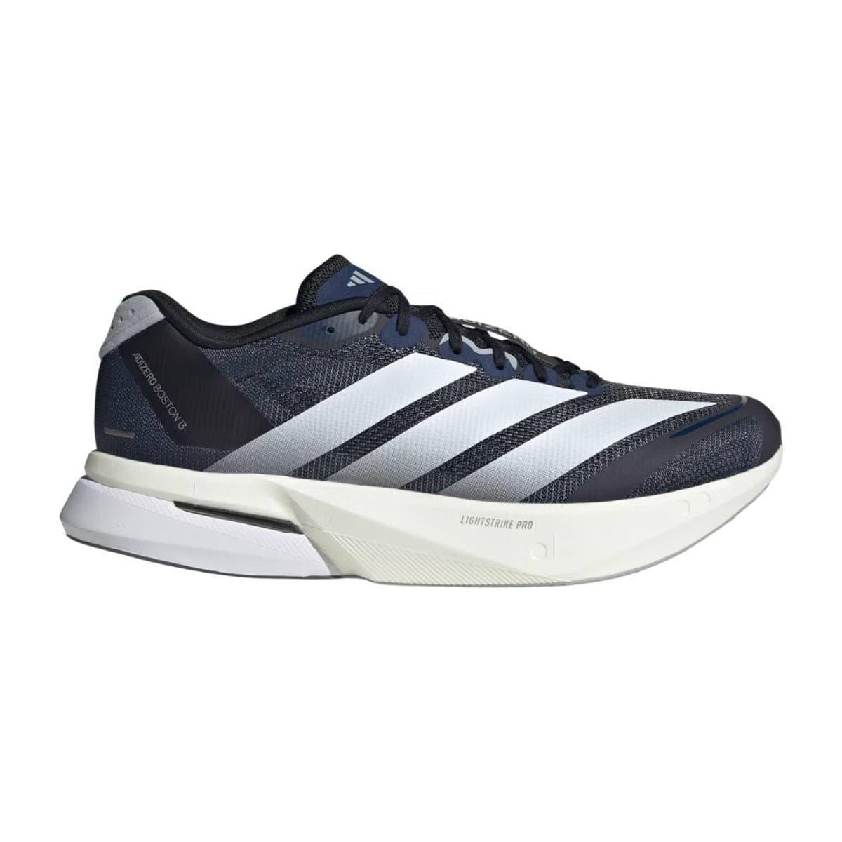 Zapatillas Adidas Adizero Boston 13 Azul Blanco SS26, Talla UK 9