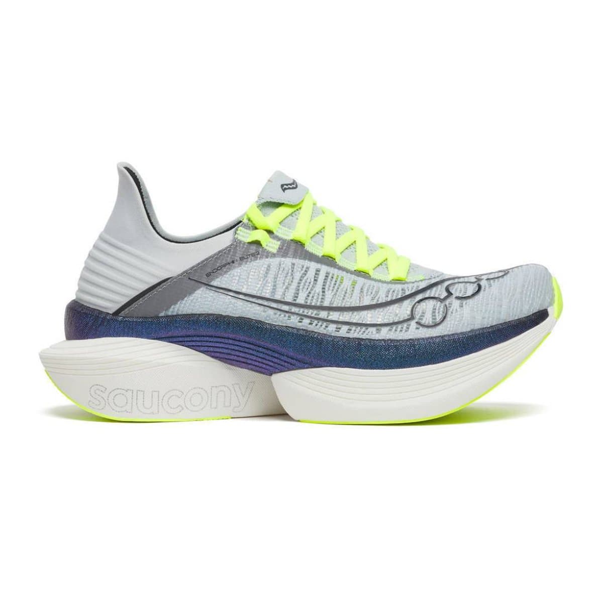Zapatillas Saucony Endorphin Elite 2 Gris Amarillo SS26 Unisex, Talla 43 - EUR
