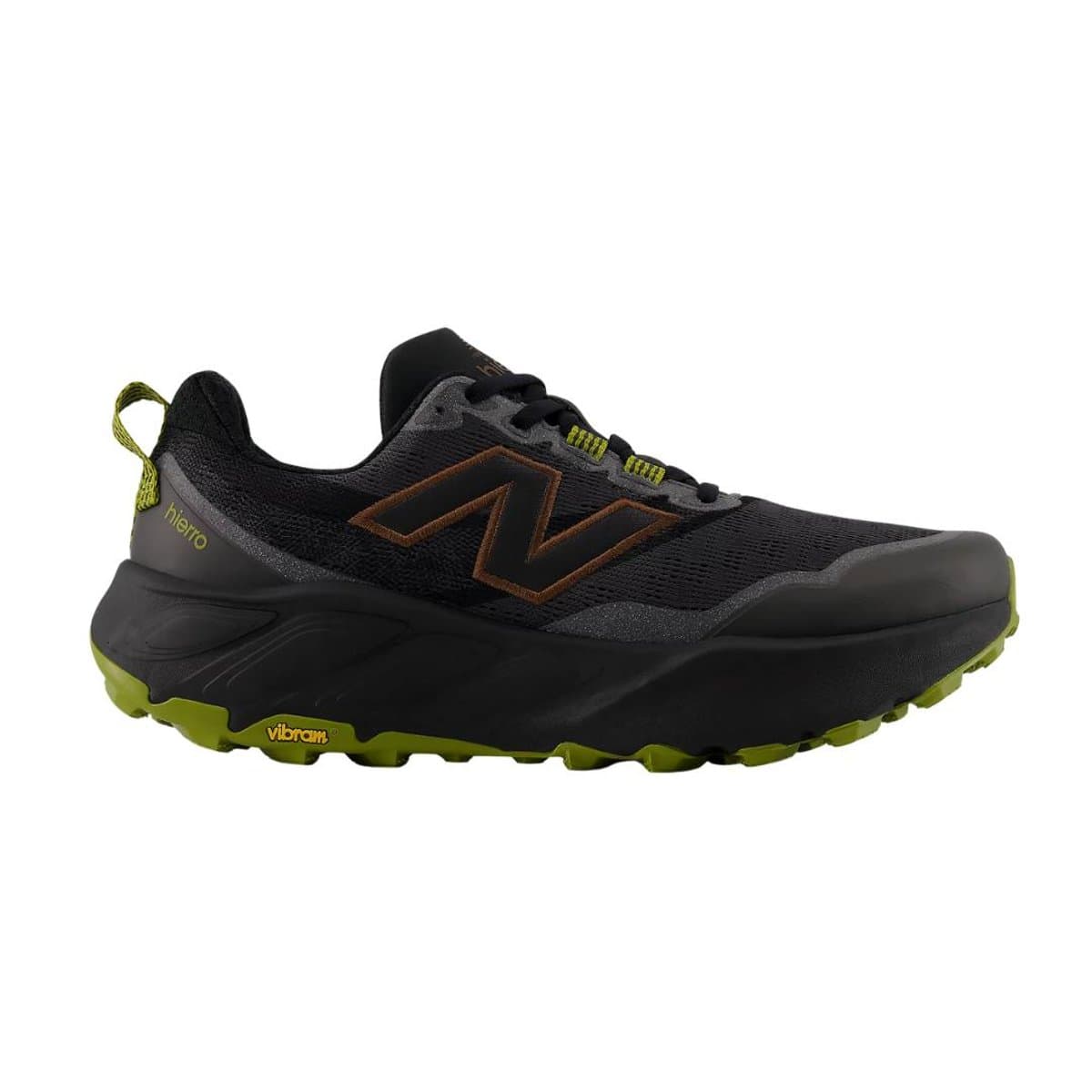 Zapatillas New Balance Fresh Foam X Hierro v9 Negro Verde SS26, Talla 42.5 - EUR