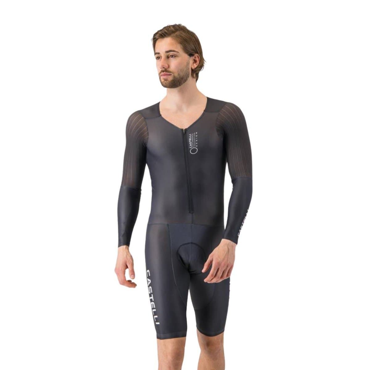 Mono de Ciclismo Castelli Integral Body Paint Negro