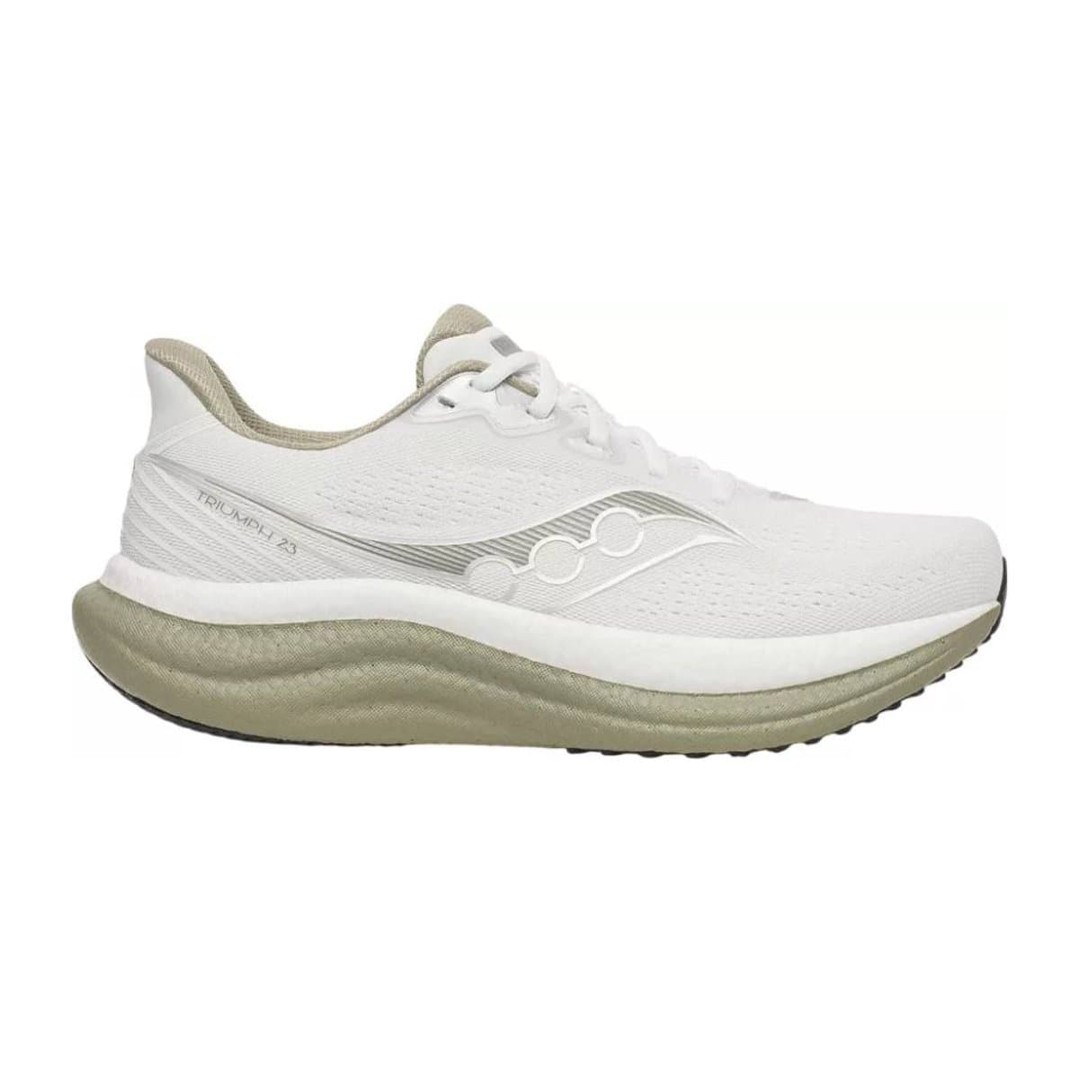 Zapatillas Saucony Triumph 23 Blanco Beige SS26, Talla 44 - EUR