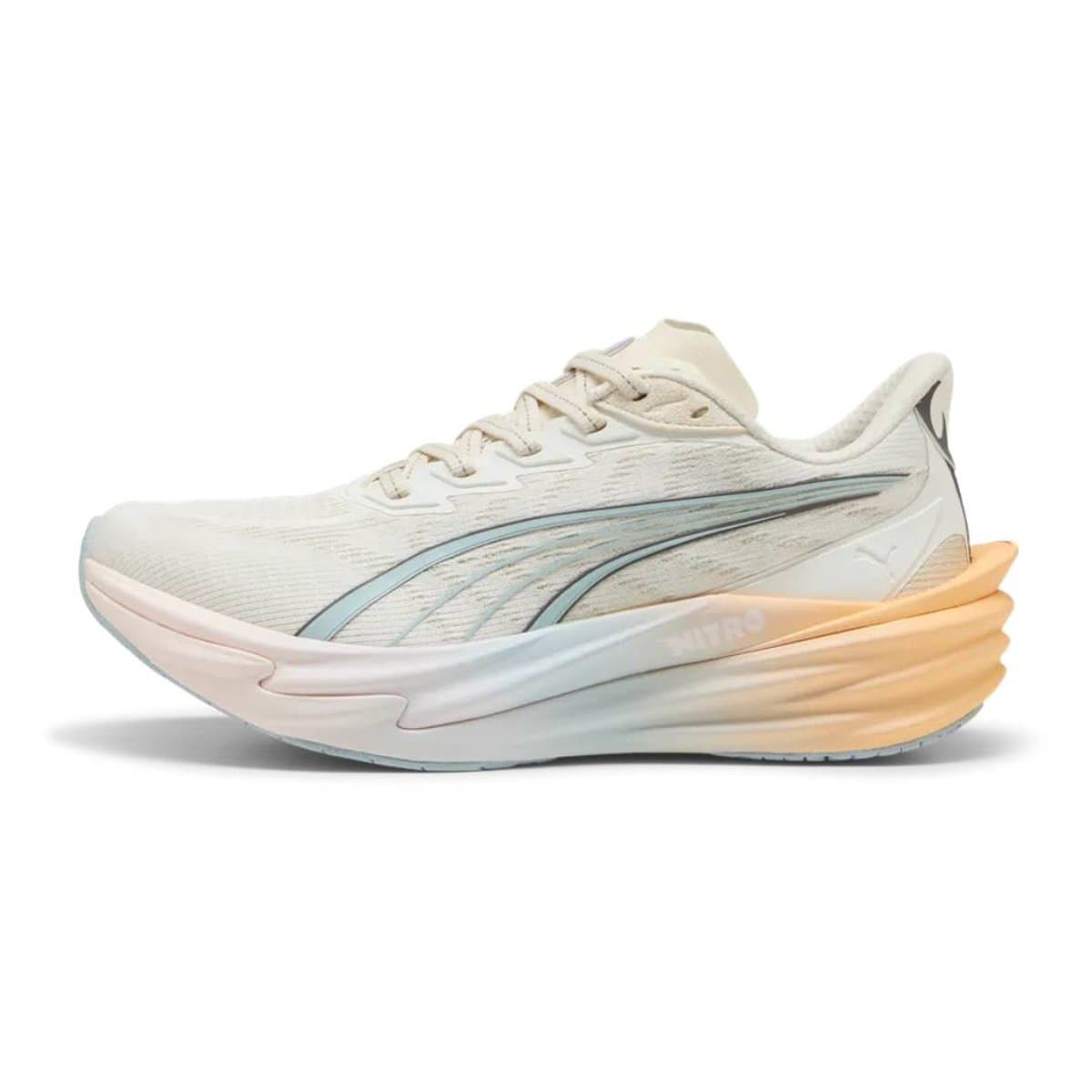 Zapatillas Puma Deviate NITRO 4 Run Club Blanco Naranja Mujer, Talla 36 - EUR