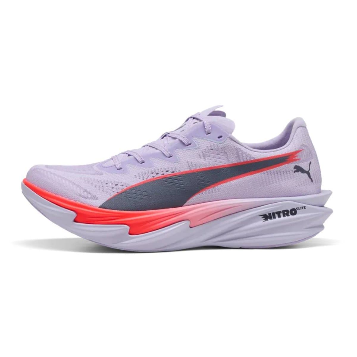 Zapatillas Puma Deviate NITRO Elite 4 Morado Rojo AW26, Talla 42.5 - EUR