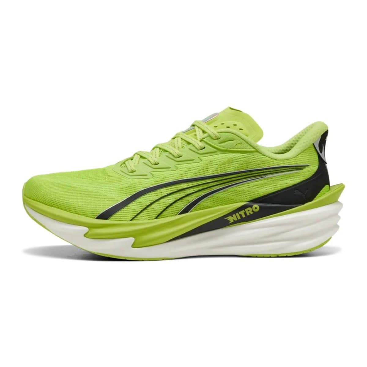 Zapatillas Puma Deviate NITRO 4 Verde Negro AW26, Talla 40 - EUR
