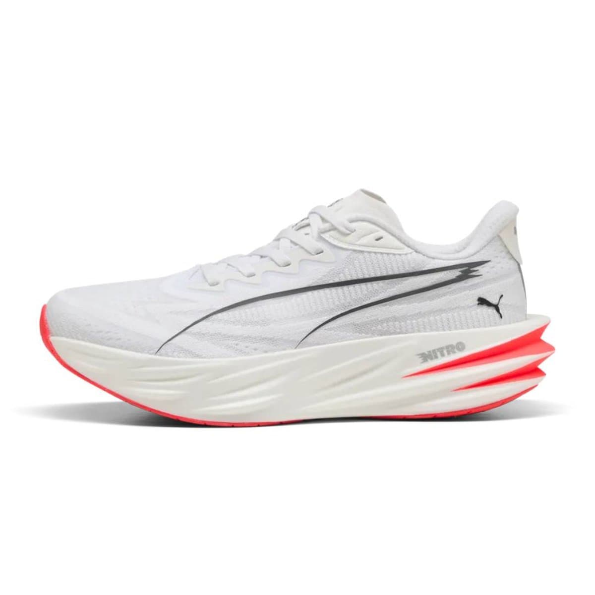 Zapatillas Puma Deviate Pure NITRO Blanco Rojo AW26 Mujer, Talla 39 - EUR