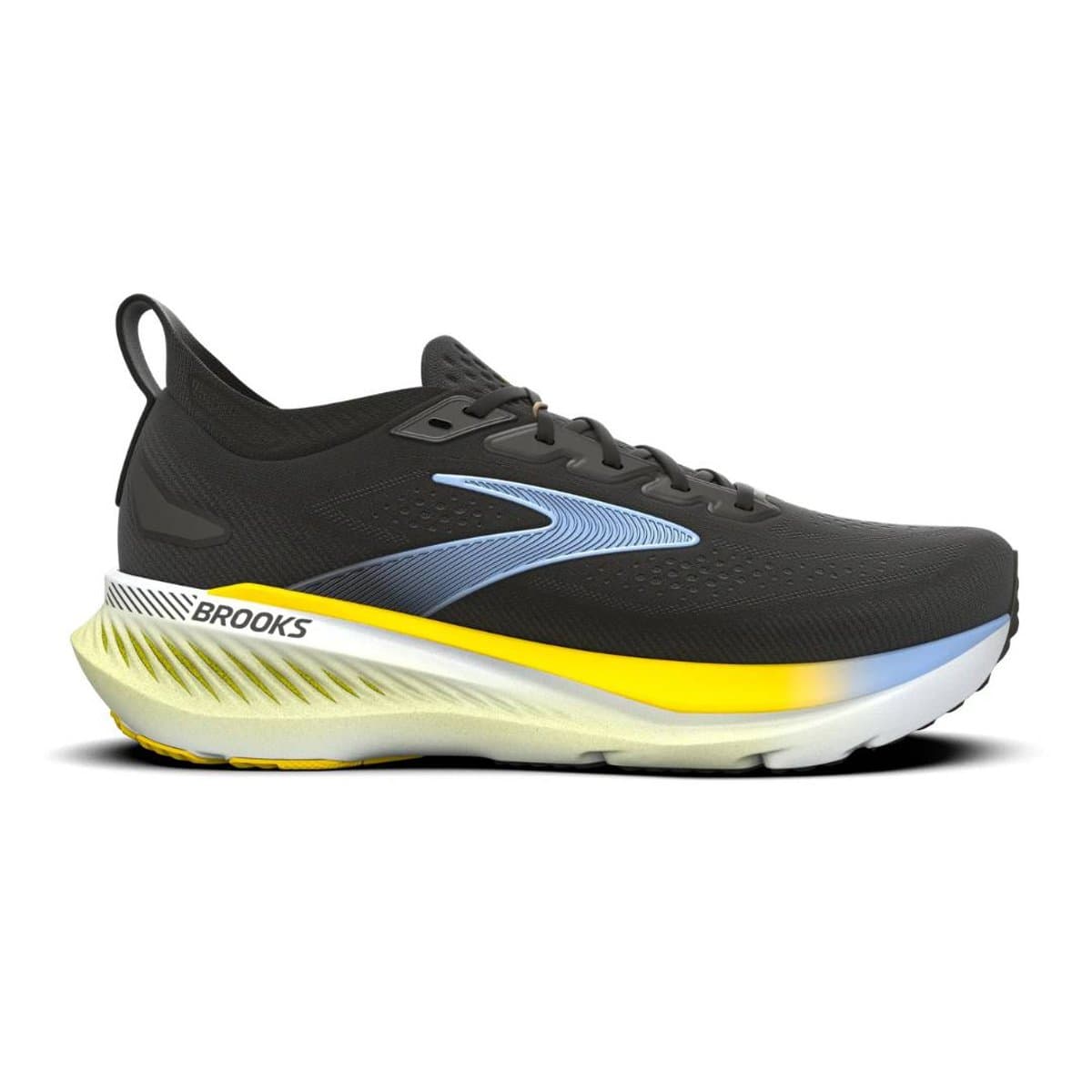 Zapatillas Brooks Glycerin GTS 23 Negro Amarillo AW26, Talla 44.5 - EUR