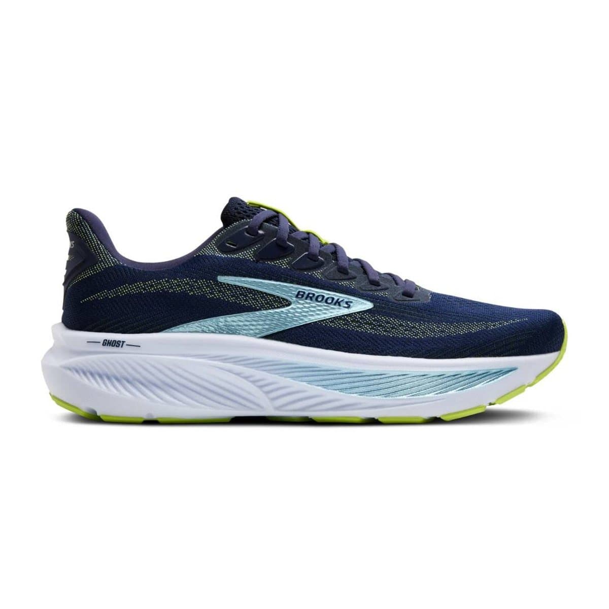 Zapatillas Brooks Ghost 17 Azul Verde Wide SS26, Talla 42.5 - EUR