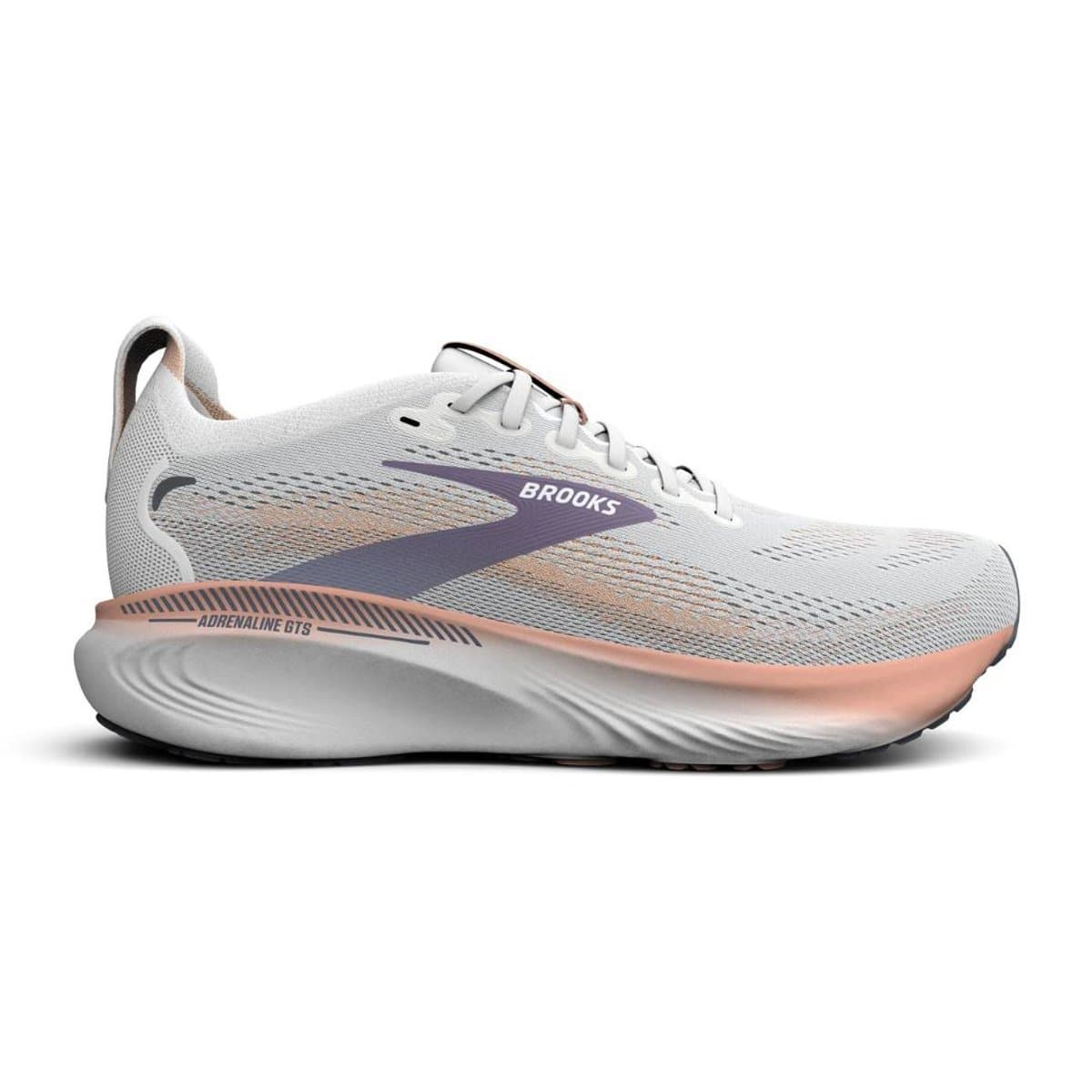 Zapatillas Brooks Adrenaline GTS 25 Gris Rosa AW26 Mujer, Talla 43 - EUR