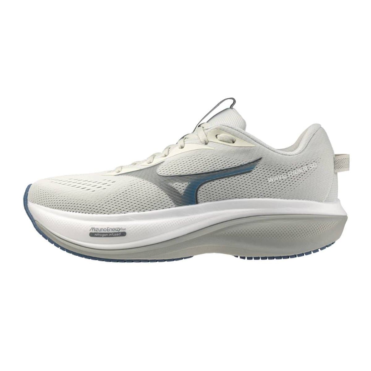 Zapatillas Mizuno Wave Rider 30 Gris Azul AW26, Talla 46.5 - EUR