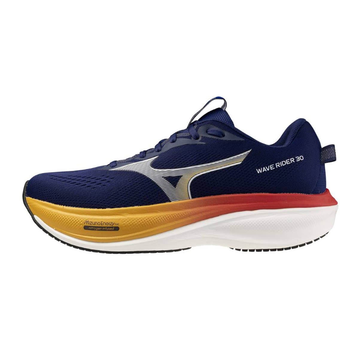 Zapatillas Mizuno Wave Rider 30 Azul Rojo AW26, Talla 46 - EUR